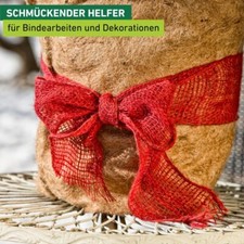 Juteband Wickelstreifen, 10cm x 25m