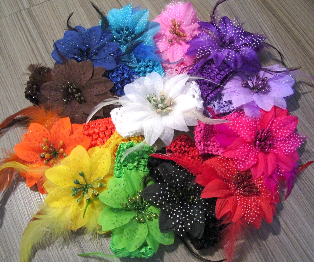 Serre-tête En Tulle Noir Avec Strass Et 2 Plumes - Accessoire Cheveux - Neuf Avec Étiquettes