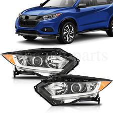 Halogen Headlights w/LED DRL For 2019-2022 Honda HRV HR-V Driver & Passenger
