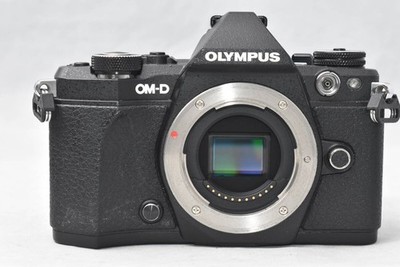Olympus OM-D E-M5 Mark II Black Mirrorless Digital Camera Body MFT Micro 16MP