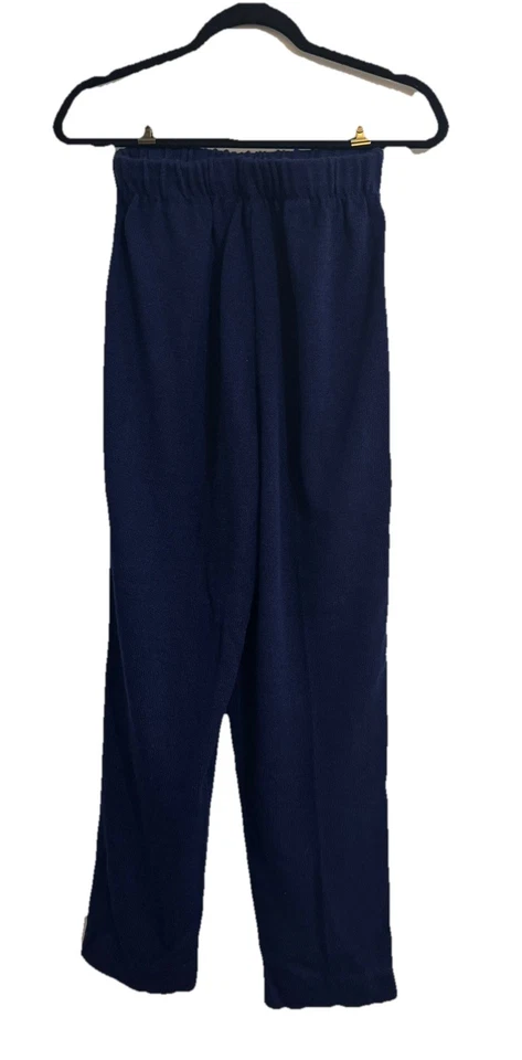 Винтажный San Remo женщин 2 изделия комплект белый и темно-синий свитер и брюки женщин M - Изображение 4 из 4