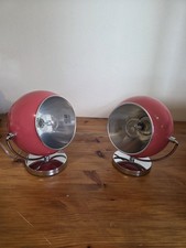Essential Branded Table Lamps Mid Century Space Age Eyeball Design Adjustable