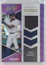 2020 Absolute Rookie Materials Spectrum Purple 14/25 Travis Demeritte 0fl0