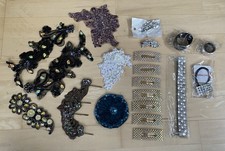 Lot Of 20 Dance Costumes Replacement Hair Accessories Clips Barrettes Appliques