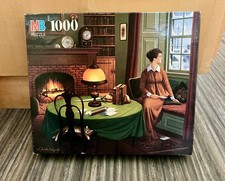 Charles Wysocki Her Captains Wistful Letter 1000 Piece Jigsaw Puzzle Vintage MB