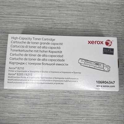 Xerox 106R04346 Standard Black Toner for B210 B205 B215 Series NEW Sealed OEM
