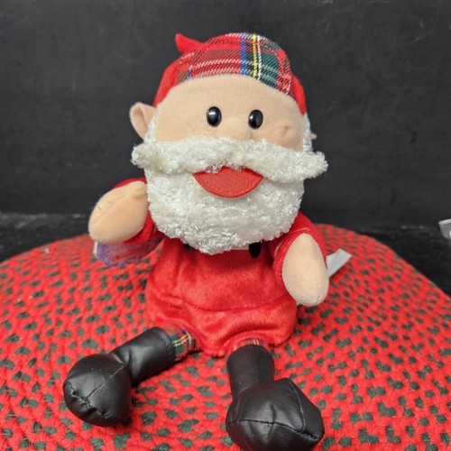 Gemmy Santa Kris Kringle Rudolph Rentier mit roter Nase animierte Musik Plüsch CE VIDEO