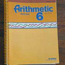 Abeka Mathematics Series Arithmetic 6 Work-te...