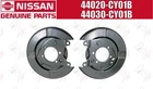 Nissan OEM PLATE ASSEMBLY-BACK,REAR BRAKE RH &LH Set Genuine