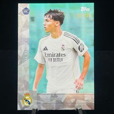 2025-26 Topps Real Madrid Thiago Pitarch Spain No.9 Rookie RC Aqua Ice 90/199