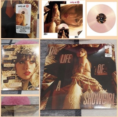 Taylor Swift The Life Of A Showgirl Pink Shimmer Vinyl TARGET