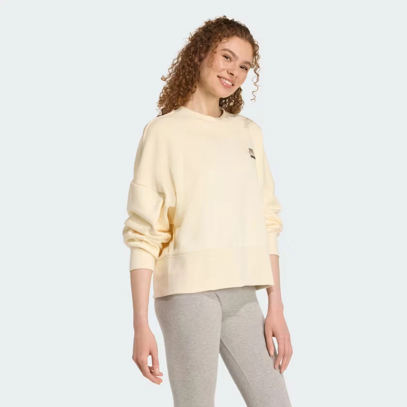 adidas women Cat Patch Graphic Sweatshirt - Image 3 of 4