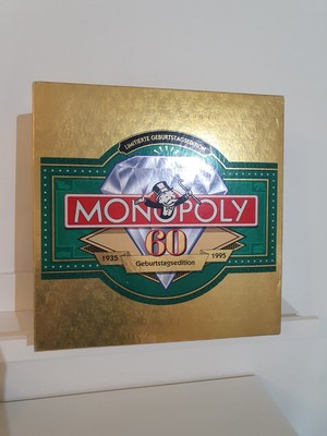 Parker Monopoly Limitierte Geburtstagsedition 60 Jahre  1935-1995 Brettspiel Ltd