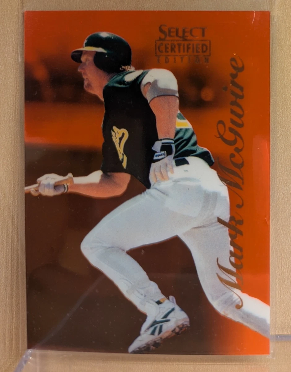 McGwire記念ピンバッチ！！ Pinnacle Mark McGwire Serial Numbered Baseball Sports Trading