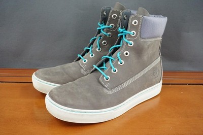 Timberland Earthkeepers Newmarket Boots Mens 9.5 Gray Leather High Top Lace Up