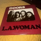 The Doors:L.A. Woman Electra LP  First Press Due-Cut Cover W/ Banned Insert 1971