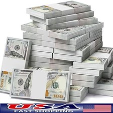 1000pcs(100K) money props toy play fake bills for video, Learning Education Toys