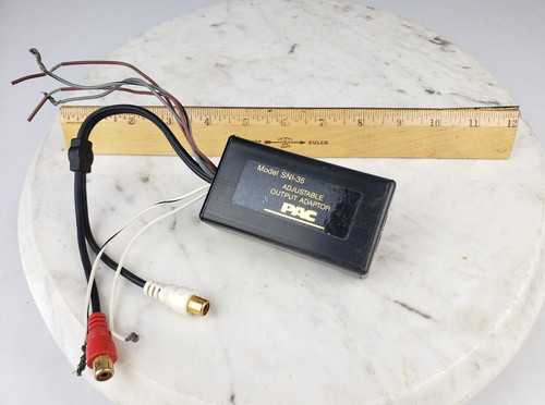 PAC SNI-35 Line Level Adjustable Adapter Hi Low 2 Channel Speaker RCA Converter