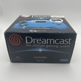 OEM Sega Dreamcast Clear Aqua Blue Controller HKT-7700- Open Box