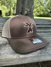 Richardson 112 hat.Timberjack Logging Equipment.John Deere.Brown-khaki