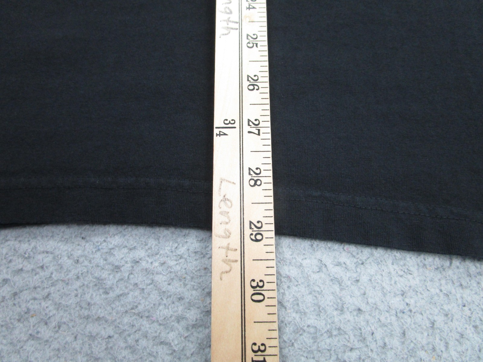 Los Angeles Apparel Shirt Mens Extra Large Black 6.5 Ounce Garment Dyed Made USA