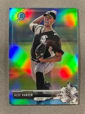 2017 Bowman Draft Alec Hansen - Prospect Chrome Parallel Sky Blue #'d /399 - Raw