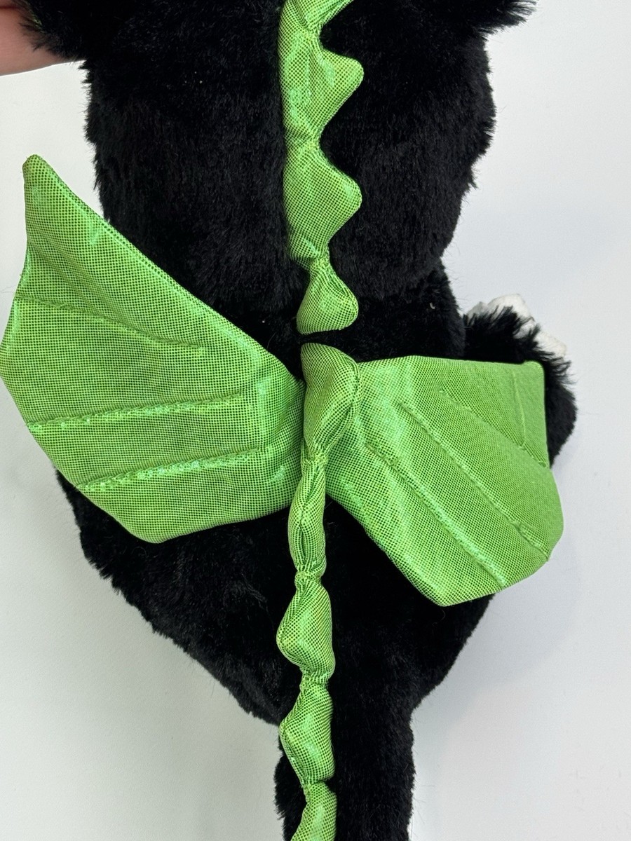 Feisty Pets Fabio Flamefart Dragon Plush Gamestop Black Green 2017