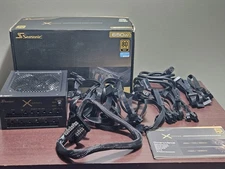 Seasonic 650W Modular ATX Power Supply PSU GOLD w/ Cables X-650 SS-650KM