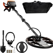 Metal Detector for Adults  Kids 10Inch Waterproof Search Coil  LCD Display