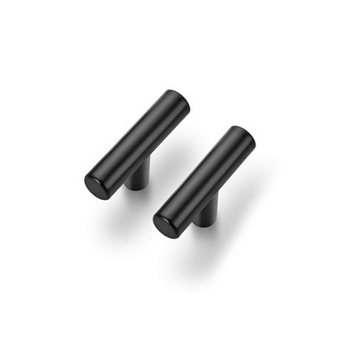 30 PCS Cabinet Pulls Matte Black Stainless Steel Cupboard Handles 2'' Length