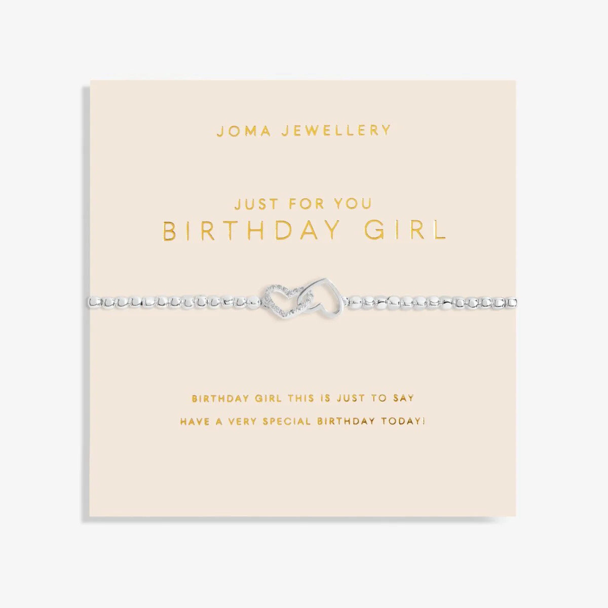 Joma Jewellery Forever Yours 'Just For You Birthday Girl' Bracelet