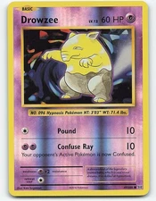 Drowzee #49/108 reverse holo Pokemon Card