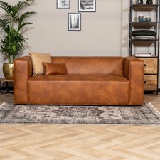 Clarkson 3 Seater Sofa – Chestnut | Brand New | Clearance Sale | Modern Couch