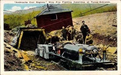 PC USA, Anthracite Coal Regions, Mine Fire Fighting Apparatus at... - 4837956