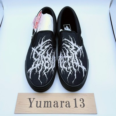 BABYMETAL × Vans Slip-On Black White 702999-0001 Men's Size | eBay