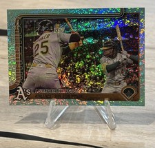 2025 Topps Update Aqua Holo Foil Lumber Kings US80 Athletics