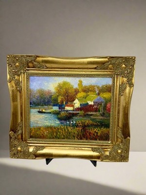   Village along the Riverbank