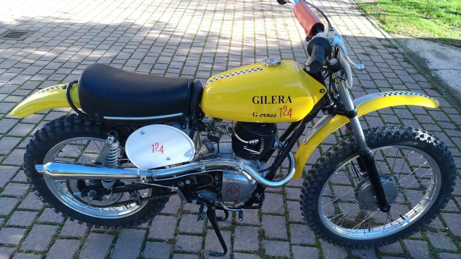 moto d epoca gilera 124 cross.Eccellenti condizioni generali.