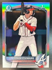 2025 Bowman Draft Conor Essenburg Chrome Logofractor /35 #BDC-124 1st Prospect