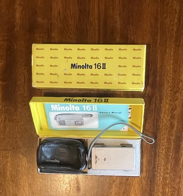 【レア】Minolta-16 ミノルタ16 ポケットカメラ ゴールド minolta-16 MG KIT GOLD MINOLTA ミノルタ | 近江寫眞機店