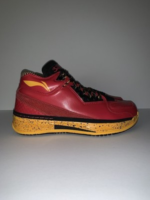 Li-Ning Way of Wade 2 Code Red Sample Rare Miami Heat WoW Vintage Men sz US 9.5