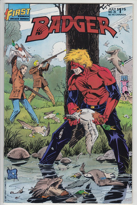 Badger, Vol. 1 #25 (1987) VF/NM First Comics bag/board BUY 3, GET 1 FREE