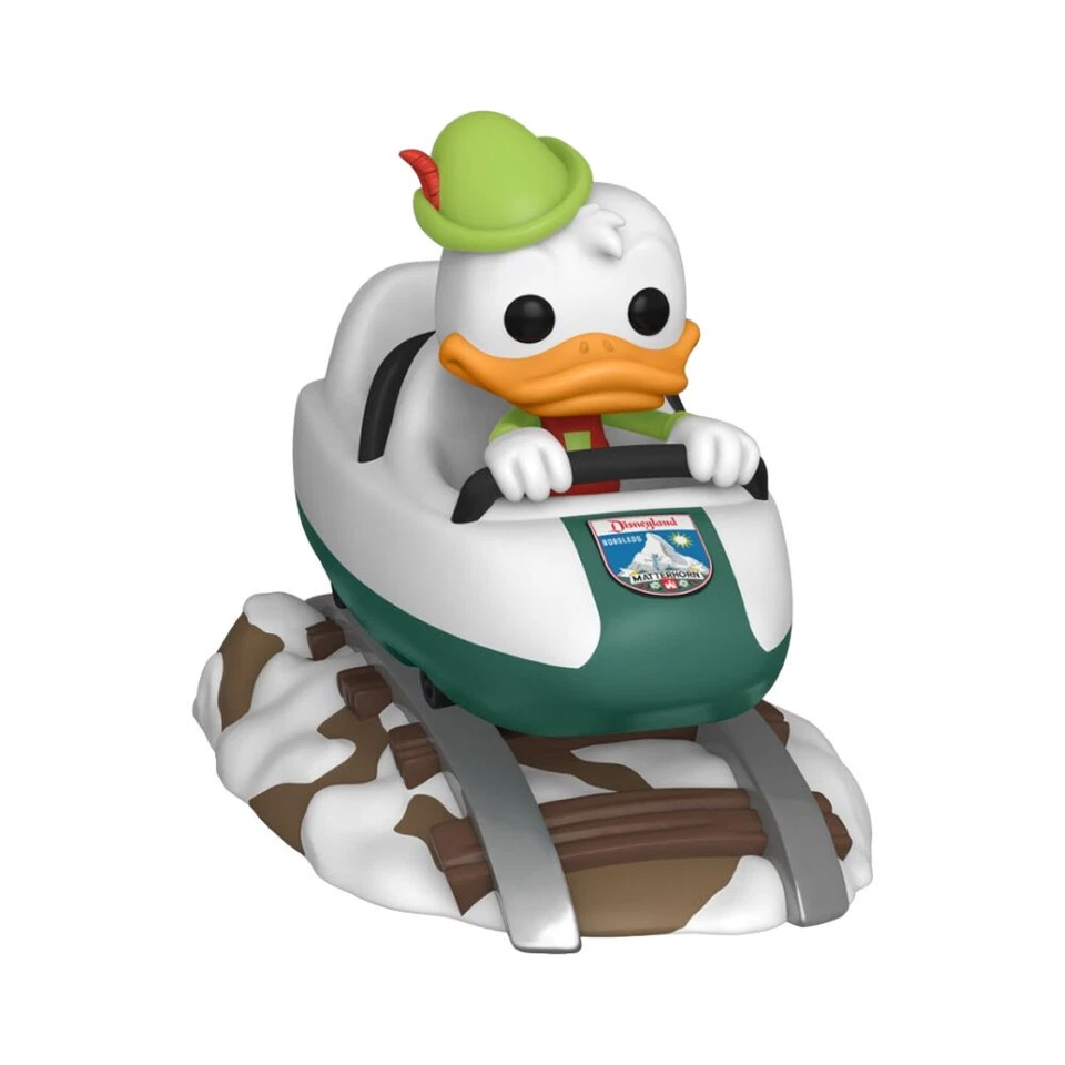 Disneyland 65th Anniv Donald On Matterhorn Pop Ride Action Figure Toy 13cm