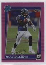 2021 Panini Donruss Rated Rookie Optic Holo Pink Preview Tylan Wallace 1if9