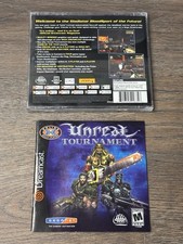 Unreal Tournament Sega Dreamcast 2001 Case And Manual Only, No Game
