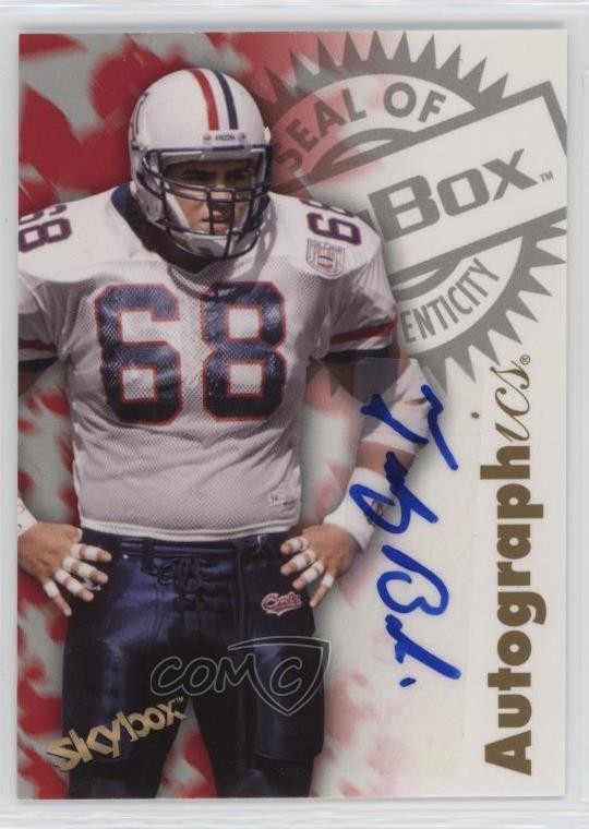 2012 Fleer Retro 1997 Autographics Tedy Bruschi #97AU-TB Auto n8a