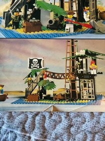 Vintage 1989 Lego Pirates 6270 Forbidden Island Instruction Manual Only