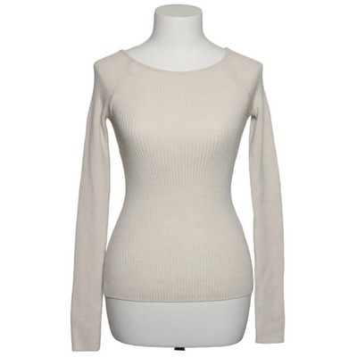Everless, Strickpullover, Größe: S, Beige, Wolle, Einfarbig, Rippenstrick #db3