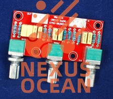 1PCS HIFI Amplifier Passive Tone Board Bass Treble Volume Control Preamp Board