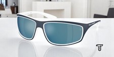 POLO PH4227U 547155 Matte White Blue Grey Mirror Blue 66 mm Men's Sunglasses